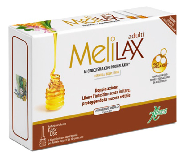 MELILAX ADULTI MICROCLISMI 6 PEZZI 10 G - pharmaluna