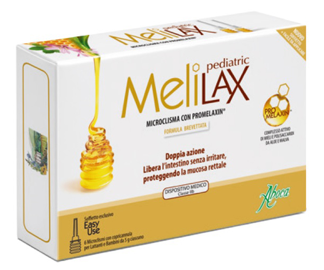 MELILAX PEDIATRIC MICROCLISMI 6 PEZZI 5 G - pharmaluna