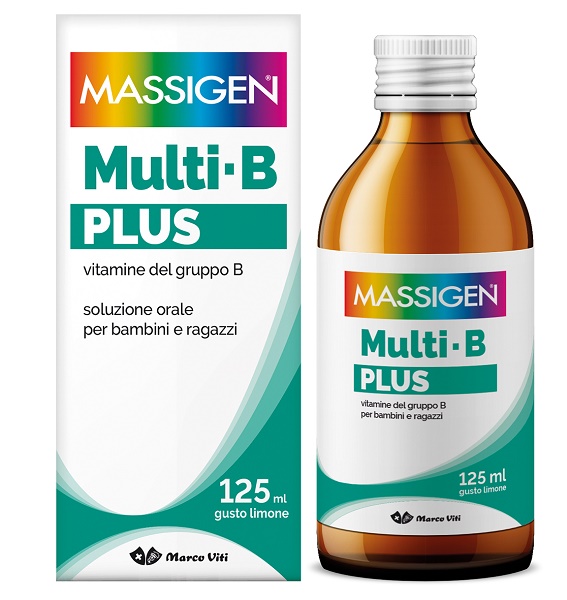 DAILYVIT+ MULTI B PLUS VITAMINE DEL GRUPPO B PER BAMBINI E RAGAZZI GUSTO CREMA BISCOTTO 125 ML - pharmaluna