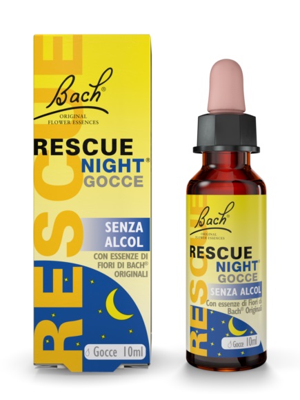 RESCUE ORIGINAL NIGHT SENZA ALCOL GOCCE 10 ML - pharmaluna