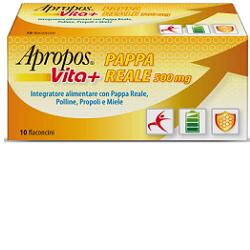 APROPOS VITA+ PAPPA REALE 500 MG 10 FLACONCINI 10 ML - pharmaluna