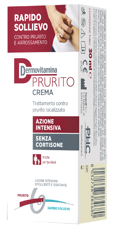 DERMOVITAMINA PRURITO CREMA AZIONE INTENSIVA SENZA CORTISONE 30 ML - pharmaluna