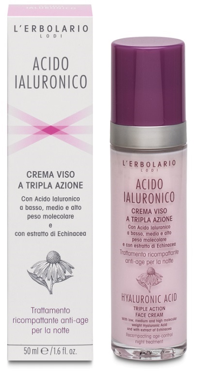 ACIDO IALURONICO CREMA VISO A TRIPLA AZIONE 50 ML - pharmaluna
