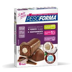 PESOFORMA BARRETTA CUORE COCCO 6 PASTI 12 X 31 G - pharmaluna