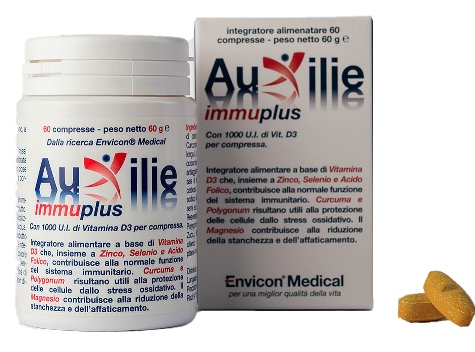 AUXILIE IMMUPLUS JUNIOR DEGLUTIBILE 30 COMPRESSE - pharmaluna