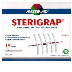 CEROTTO PER SUTURA MASTER-AID STERIGRAP 7,5X0,3 15 PEZZI - pharmaluna