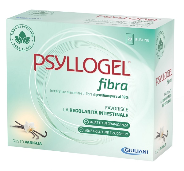 PSYLLOGEL FIBRA VANIGLIA 20 BUSTINE - pharmaluna