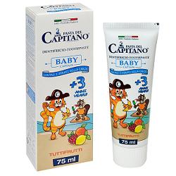 PASTA CAPITANO DENTIFRICIO BABY T FRU 75 ML - pharmaluna