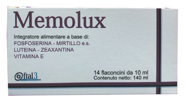 MEMOLUX 14 FLACONCINI 10 ML - pharmaluna