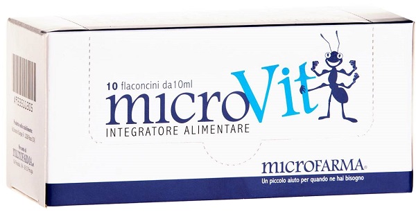 MICROVIT 10 FLACONCINI DA 10 ML - pharmaluna