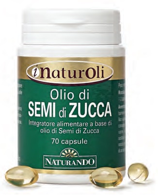 I NATUROLI OLIO DI SEMI DI ZUCCA 70 CAPSULE - pharmaluna