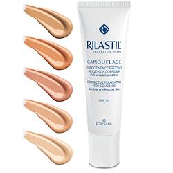RILASTIL CAMOUFLAGE FONDOTINTA CORRETTIVO FLUIDO ELEVATA COPRENZA 10 30 ML - pharmaluna