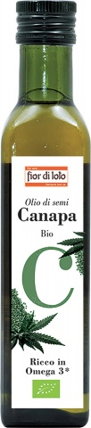 FIOR DI LOTO OLIO DI SEMI DI CANAPA BIO 250 ML - pharmaluna