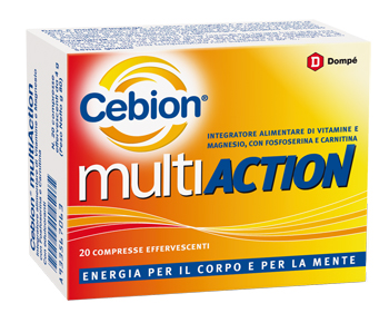 CEBION MULTIACTION 20 COMPRESSE EFFERVESCENTI - pharmaluna