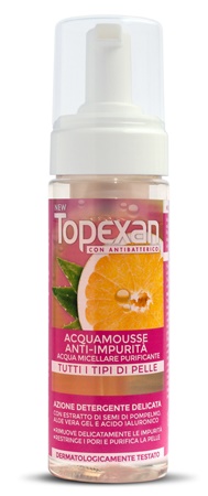 NEW TOPEXAN ACQUA MOUSSE ANTIMPURITA' 170 ML - pharmaluna