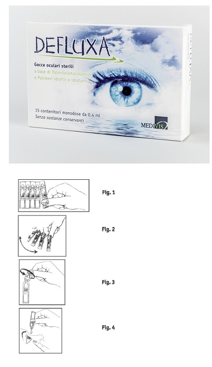 DEFLUXA GOCCE OCULARI 15 CONTENITORI MONODOSE DA 0,4 ML - pharmaluna