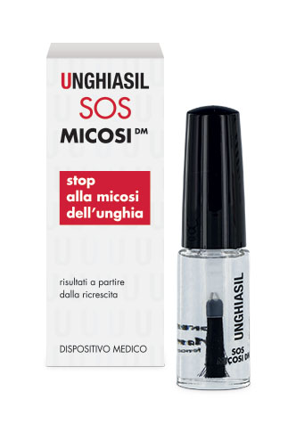 ANTIMICOTICO UNGHIASIL SOS MICOSI IN FLACONE DI VETRO 5 ML CON PENNELLO APPLICATORE + ASTUCCIO - pharmaluna
