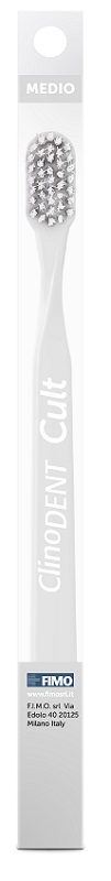 CLINODENT CULT BIANCO SPAZZOLINO DA DENTI MEDIO - pharmaluna