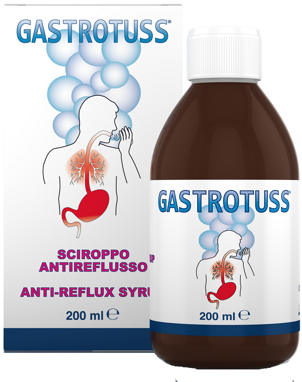SCIROPPO ANTIREFLUSSO GASTROTUSS 200 ML - pharmaluna