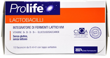 PROLIFE LACTOBACILLI 10 FLACONCINI 8 ML - pharmaluna