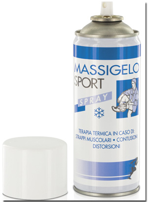 GHIACCIO ISTANTANEO MASSIGELO SPORT BOMBOLETTA SPRAY 400ML - pharmaluna