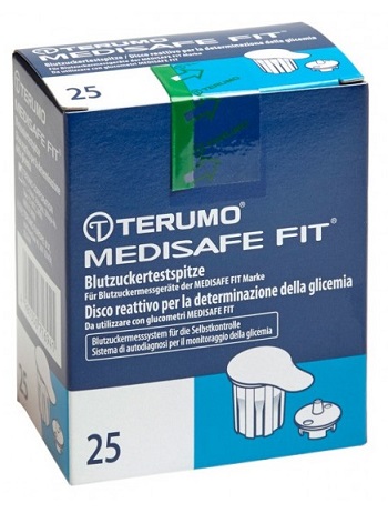 DISCO PER LA DETERMINAZIONE DELLA GLICEMIA MEDISAFE FIT 25 PEZZI - pharmaluna