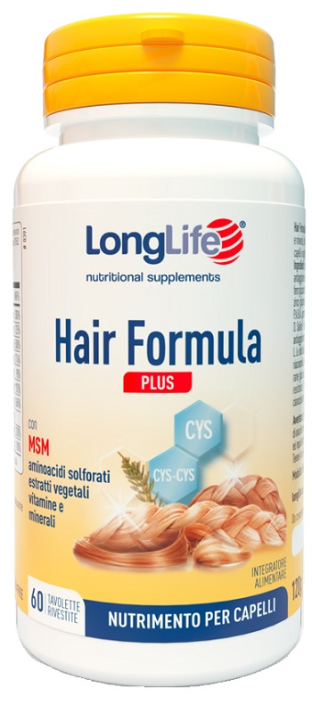 LONGLIFE HAIR FORMULA PLUS 60 TAVOLETTE - pharmaluna