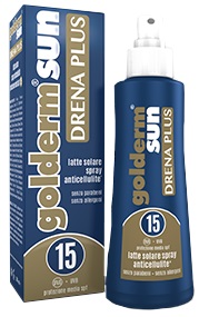 GOLDERM SUN DRENA PLUS SPF 15 SPRAY 200 ML - pharmaluna