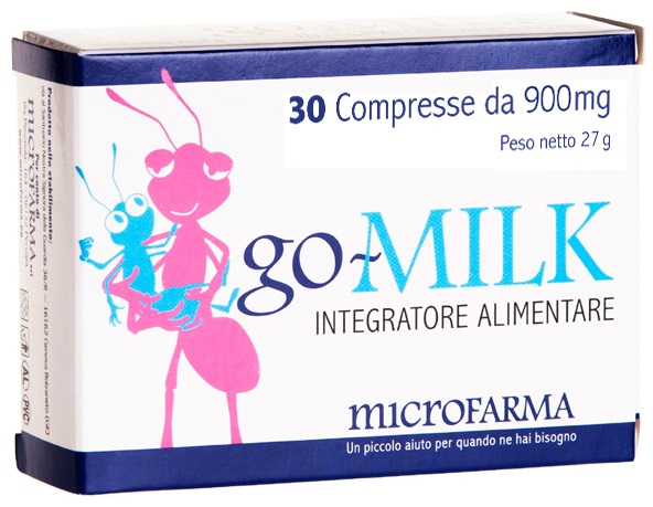 GO-MILK 30 COMPRESSE - pharmaluna