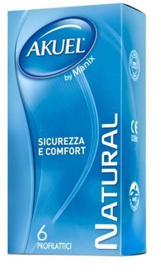 PROFILATTICO ANSELL AKUEL BY MANIX NATURAL B 6 PEZZI - pharmaluna