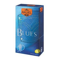 PROFILATTICO ANSELL AKUEL MANIX BLUES B 12 PEZZI - pharmaluna