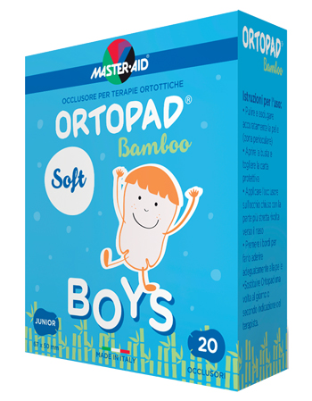 CEROTTO OCULARE PER ORTOTTICA ORTOPAD SOFT BOYS JUNIOR 20 PEZZI - pharmaluna