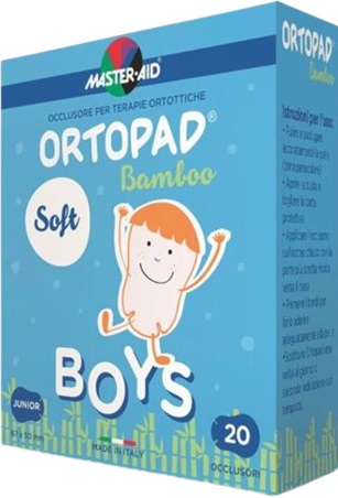 CEROTTO OCULARE PER ORTOTTICA ORTOPAD SOFT BOYS REGULAR 20 PEZZI - pharmaluna