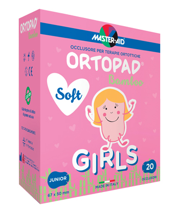 CEROTTO OCULARE PER ORTOTTICA ORTOPAD SOFT GIRLS JUNIOR 20 PEZZI - pharmaluna