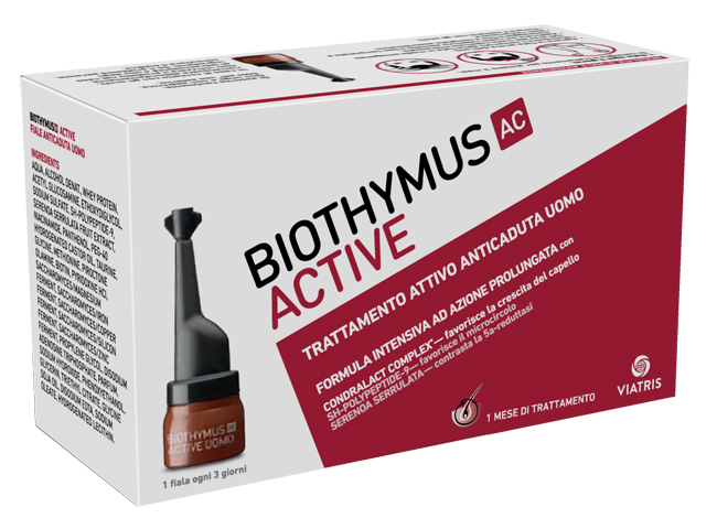 BIOTHYMUS AC ACTIVE TRATTAMENTO ATTIVO ANTICADUTA UOMO 10 FIALE 3,5 ML - pharmaluna