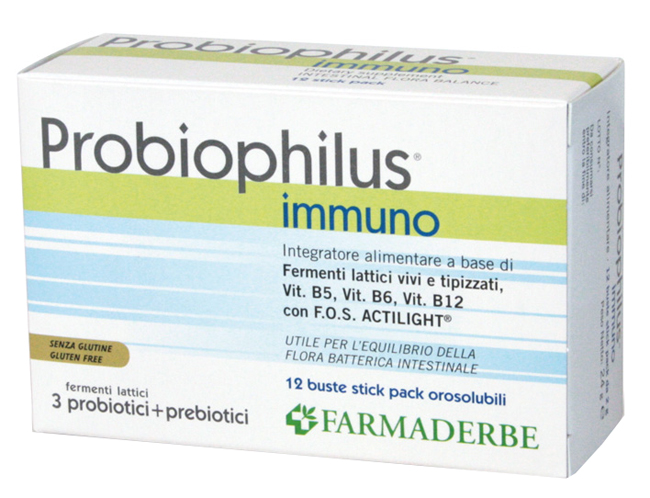 PROBIOPHILUS IMMUNO 12 BUSTE - pharmaluna