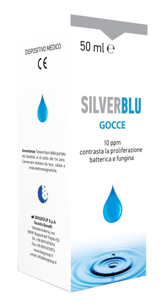 SILVER BLU GOCCE 50 ML - pharmaluna