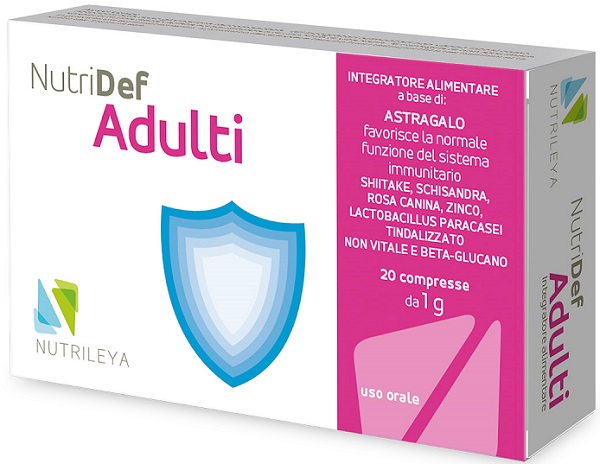 NUTRIDEF ADULTI 20 COMPRESSE - pharmaluna