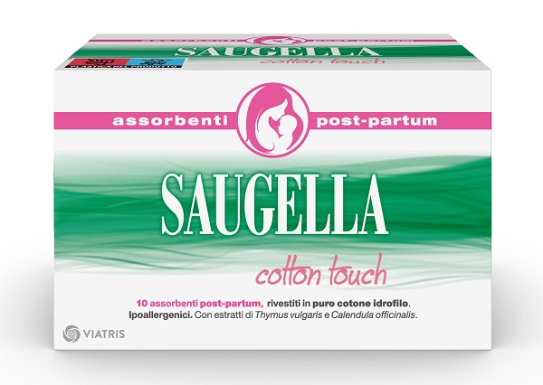 SAUGELLA COTTON TOUCH ASSORBENTI POSTPARTUM - pharmaluna