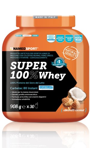 SUPER100% WHEY COCONUT/ALMOND 908 G - pharmaluna