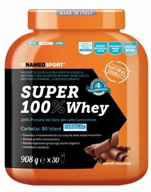 SUPER100% WHEY SMOOTH CHOCOLATE 908 G - pharmaluna