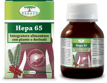 HEPA 65 60 CAPSULE FLACONE 28,8 G - pharmaluna