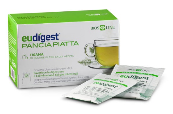 BIOSLINE EUDIGEST TISANA DOPOPASTO 20 BUSTE 40 G - pharmaluna