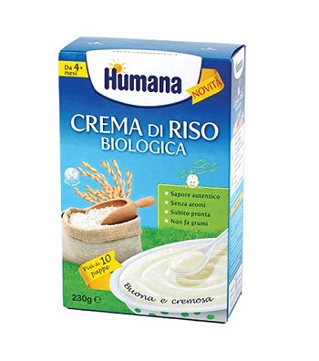 HUMANA CREMA DI RISO BIOLOGICO 230 G - pharmaluna