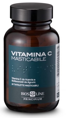 PRINCIPIUM VITAMINA C NATURALE 60 COMPRESSE MASTICABILI 72 G - pharmaluna