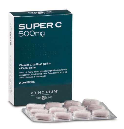 PRINCIPIUM SUPER C 500 24 COMPRESSE 24,2 G - pharmaluna