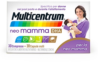 MULTICENTRUM NEO MAMMA DHA 30 COMPRESSE + 30 CAPSULE MOLLI - pharmaluna