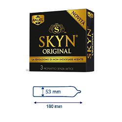 PROFILATTICO ANSELL AKUEL SKIN ORIGINAL 3 PEZZI - pharmaluna
