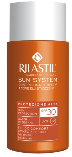 RILASTIL SUN SYSTEM PHOTO PROTECTION THERAPY SPF30 COMFORT FLUIDO 50 ML - pharmaluna