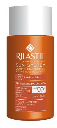 RILASTIL SUN SYSTEM PHOTO PROTECTION THERAPY SPF50+ COMFORT COLOR 50 ML - pharmaluna